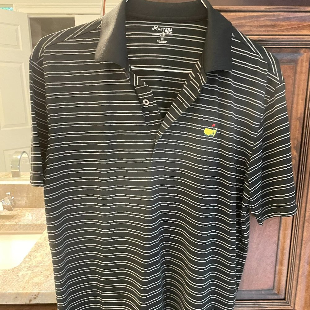 Authentic (purchased at the tournament) Masters Tech Polo - M
